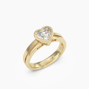 HEART SHAPED DIAMOND RING